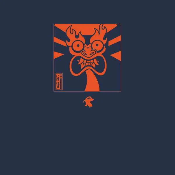Samurai Jack Aku Kanji Sweatshirt - Navy