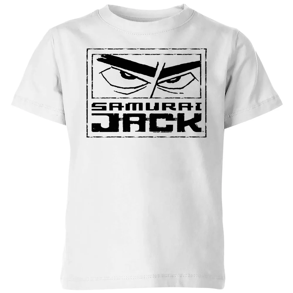 Samurai Jack Stylised Logo Kids' T-Shirt - White - 3-4 Years Image 1
