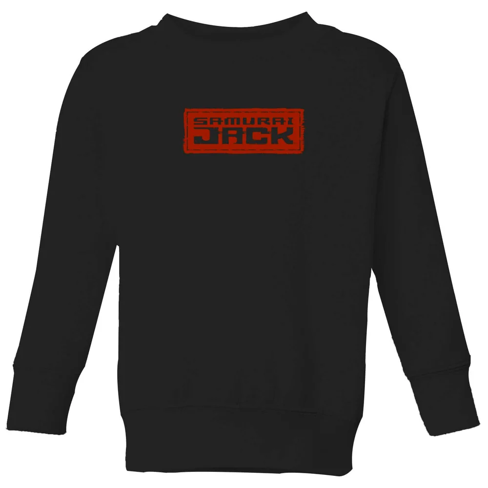 Samurai Jack Classic Logo Kids' Sweatshirt - Black - 3-4 Years Image 1