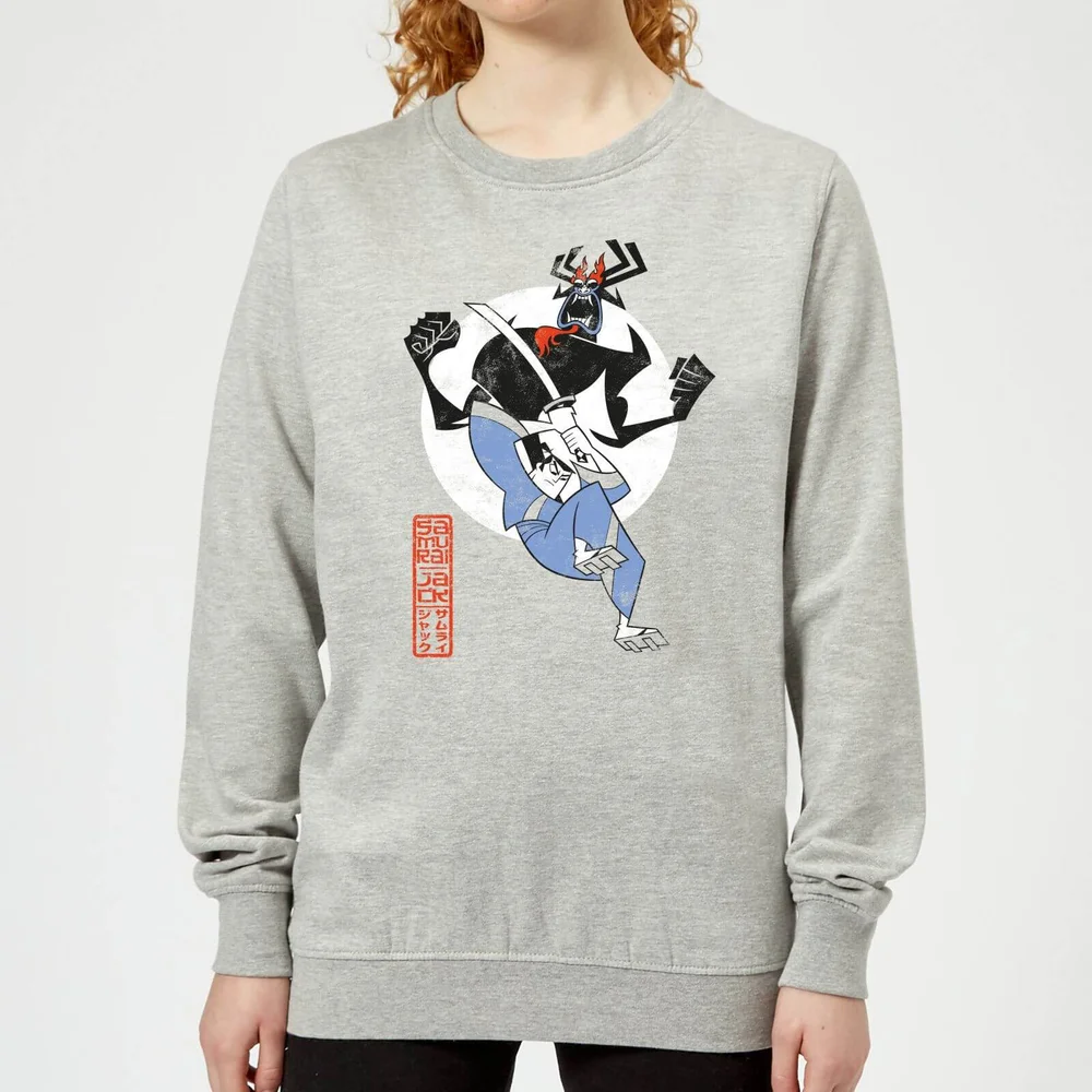Samurai Jack Eternal Battle Women's Sweatshirt - Grey - 3XL - Grey Image 1