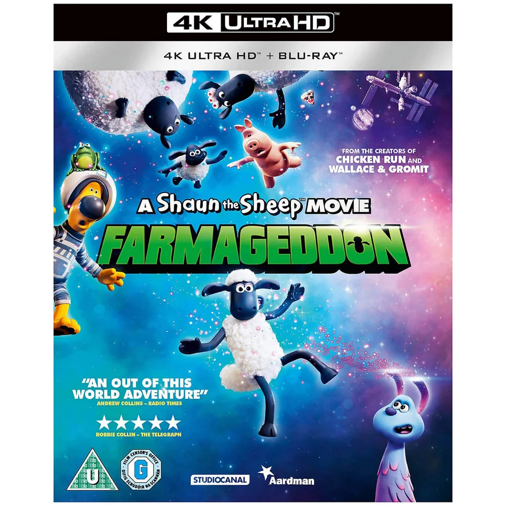 A Shaun The Sheep Movie: Farmageddon - 4K Ultra HD (Includes Blu-ray) Image 1