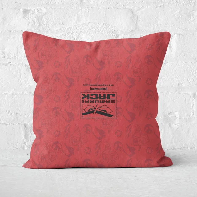 Samurai Jack Sunrise Square Cushion