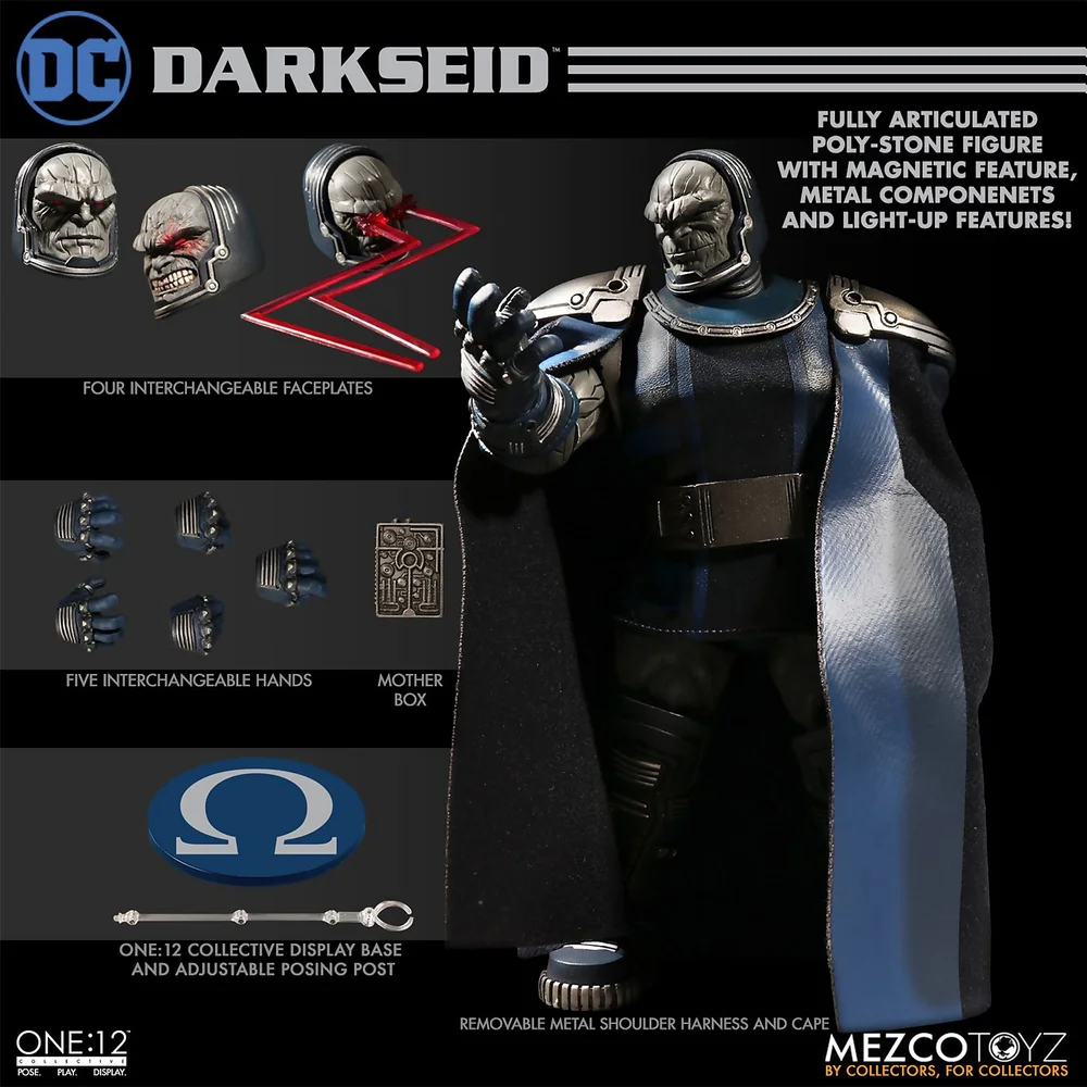 Mezco One:12 Collective DC Comics Darkseid Figure Image 1