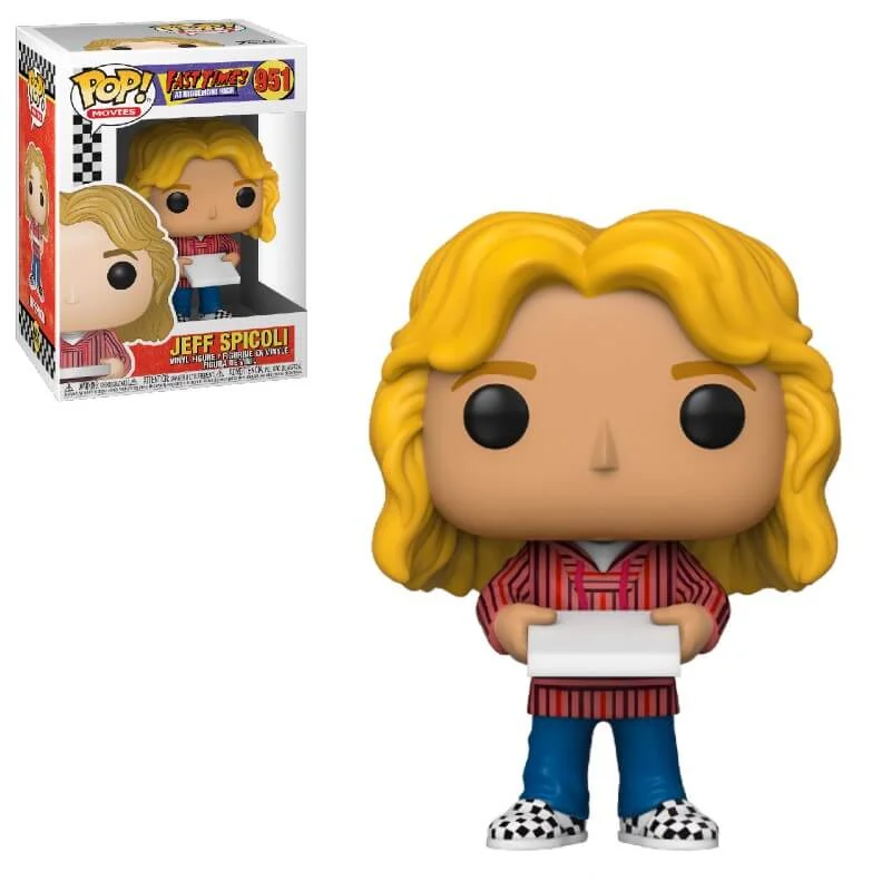 Fast Times at Ridgemont High Jeff Spicoli with Pizza Box Pop! Vinyl Figure Image 1