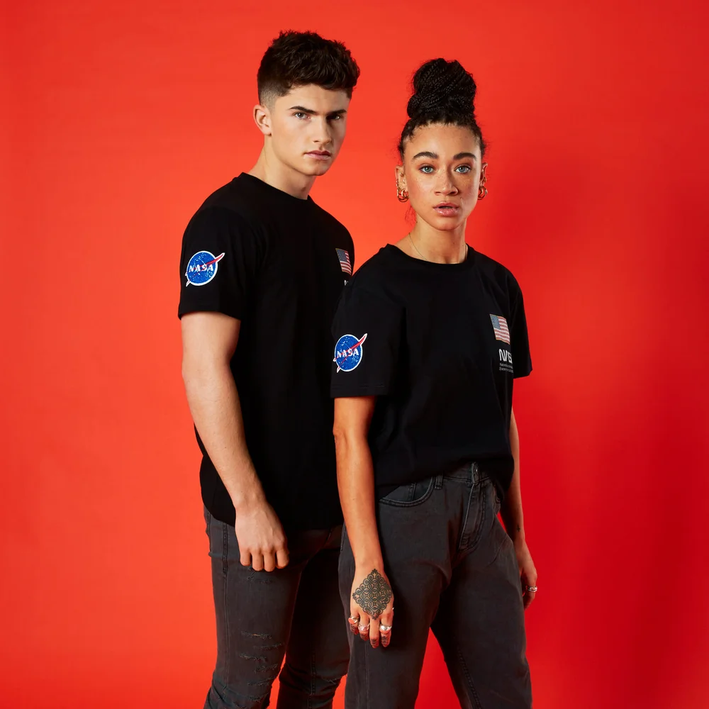 NASA Base Camp Unisex T-Shirt - Black - S Image 1