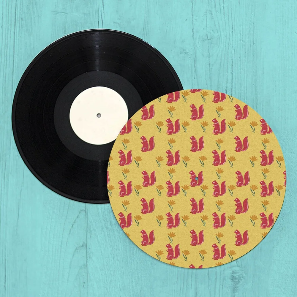 Nordic Squirrel Turntable Slip Mat Image 1
