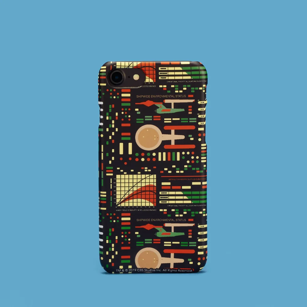 Retro Light Star Trek Phone Case for iPhone and Android - iPhone 5/5s - Snap Case - Matte Image 1