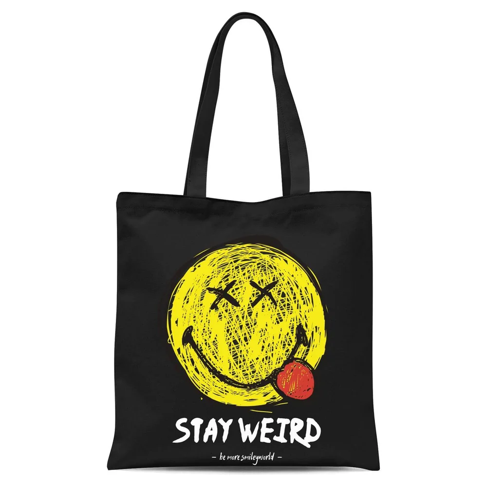 Stay Weird Tote Bag - Black Image 1