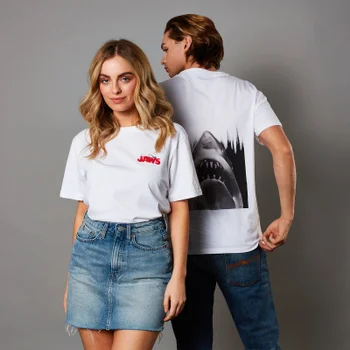 Jaws Unisex T-Shirt - White