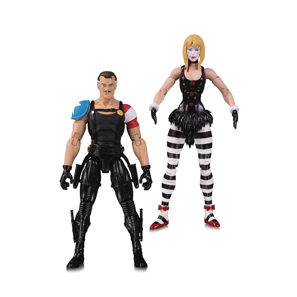 DC Collectibles DC Comics Watchmen Doomsday Clock - the Comedian & Marionett Action Figure 2-pack Image 1