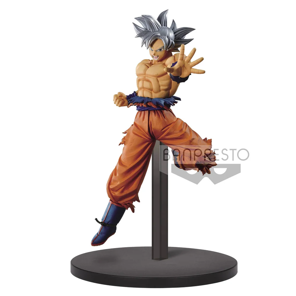 Banpresto DB Super Retsuden II Vol.1 Son Goku Ultra Instinct Statue Image 1