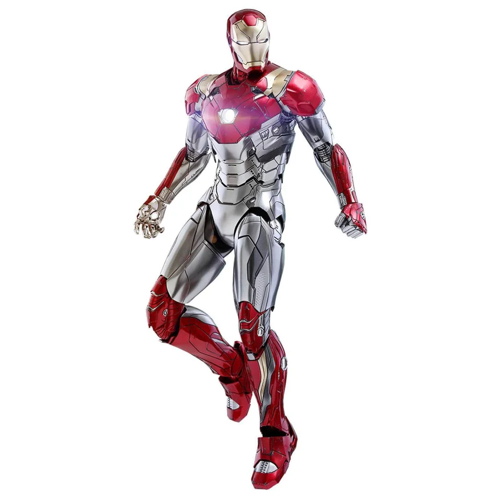 Hot Toys Spider-Man Homecoming Movie Masterpiece Diecast Action Figure 1/6 Iron Man Mark XLVII Reissue 32 cm Image 1