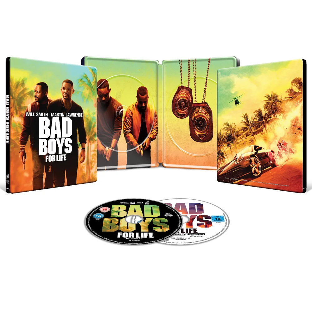 Bad Boys For Life - Zavvi Exclusive 4K Ultra HD Steelbook (Includes 2D Blu-ray) Image 1