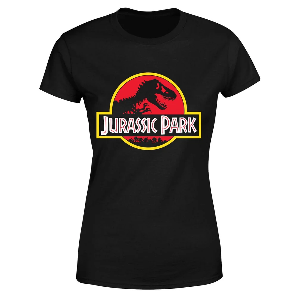 Classic Jurassic Park Logo Women's T-Shirt - Black - XS Image 1