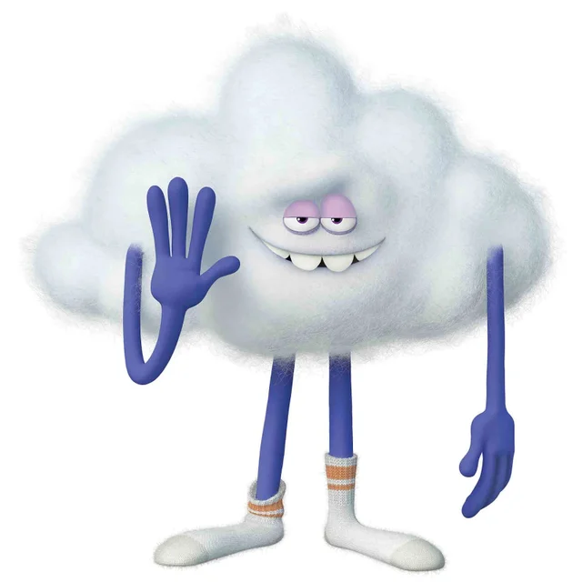 Trolls World Tour Cloud Guy Mini Sized Cardboard Cut Out