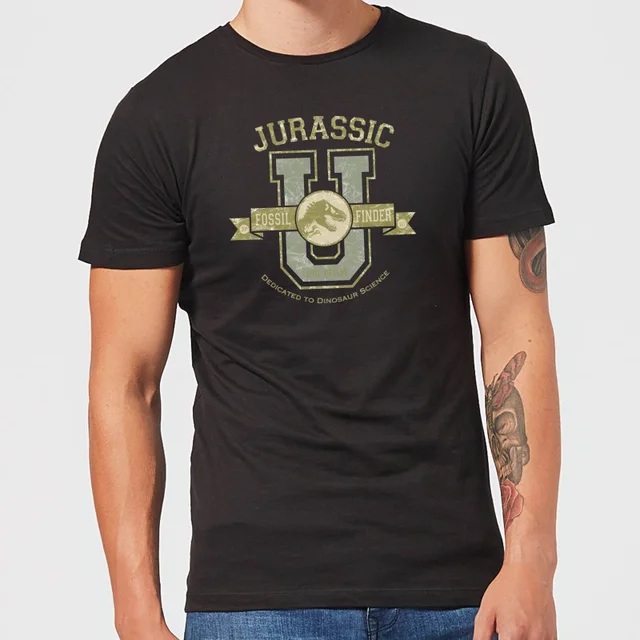 Jurassic Park Fossil Finder Men's T-Shirt - Black