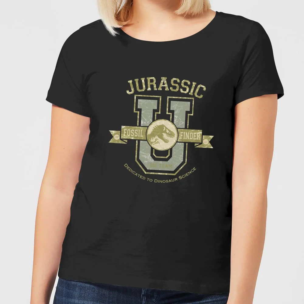 Jurassic Park Fossil Finder Women's T-Shirt - Black - S Image 1
