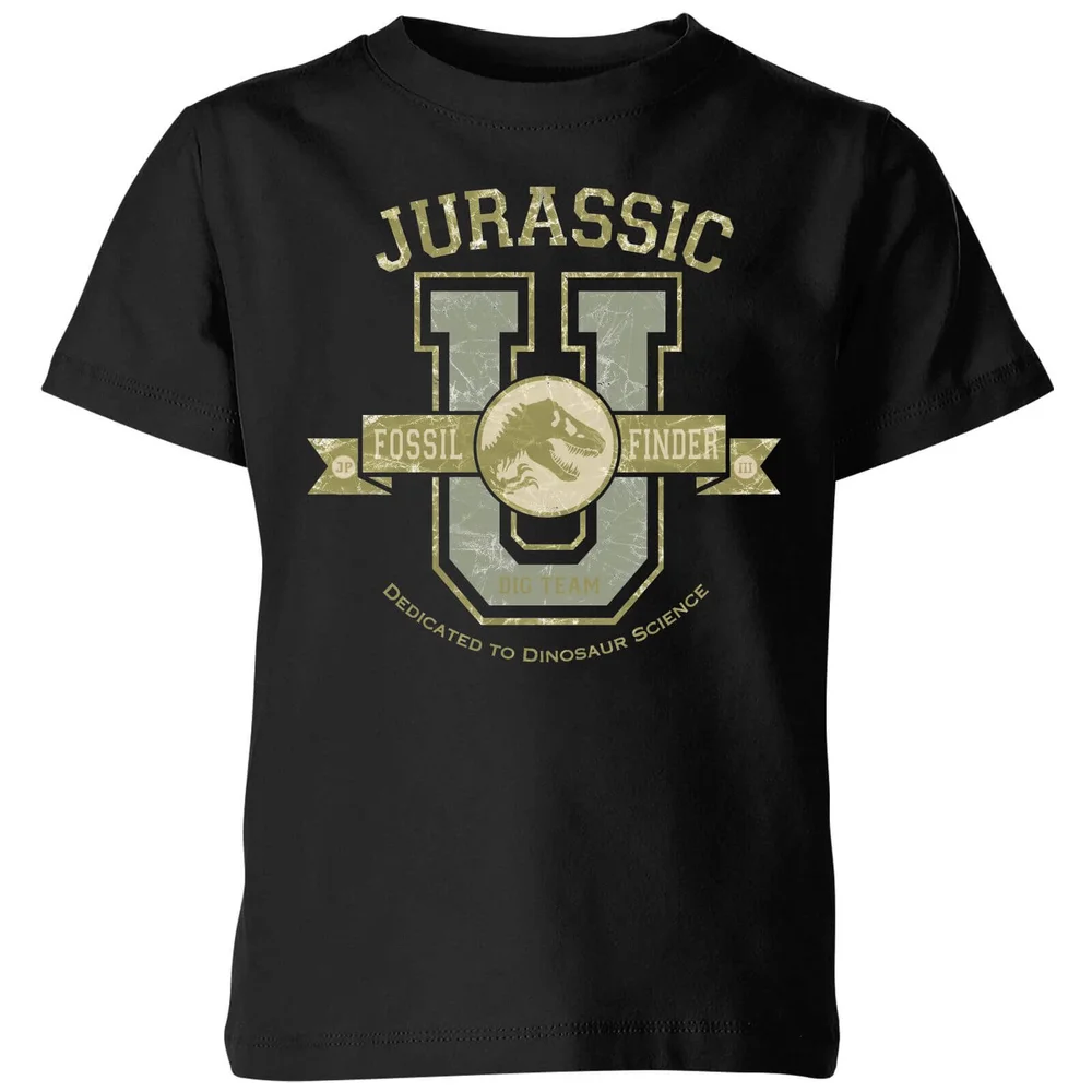 Jurassic Park Fossil Finder Kids' T-Shirt - Black - 3-4 Years Image 1