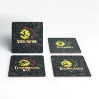 Jurassic Park Paddocks Coaster Set