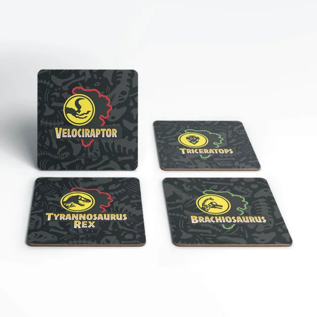 Jurassic Park Paddocks Coaster Set