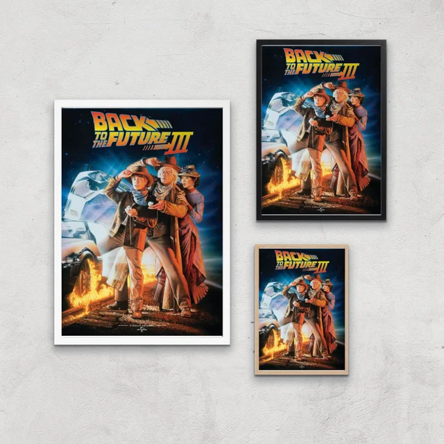 Back To The Future Part 3 Giclee Art Print