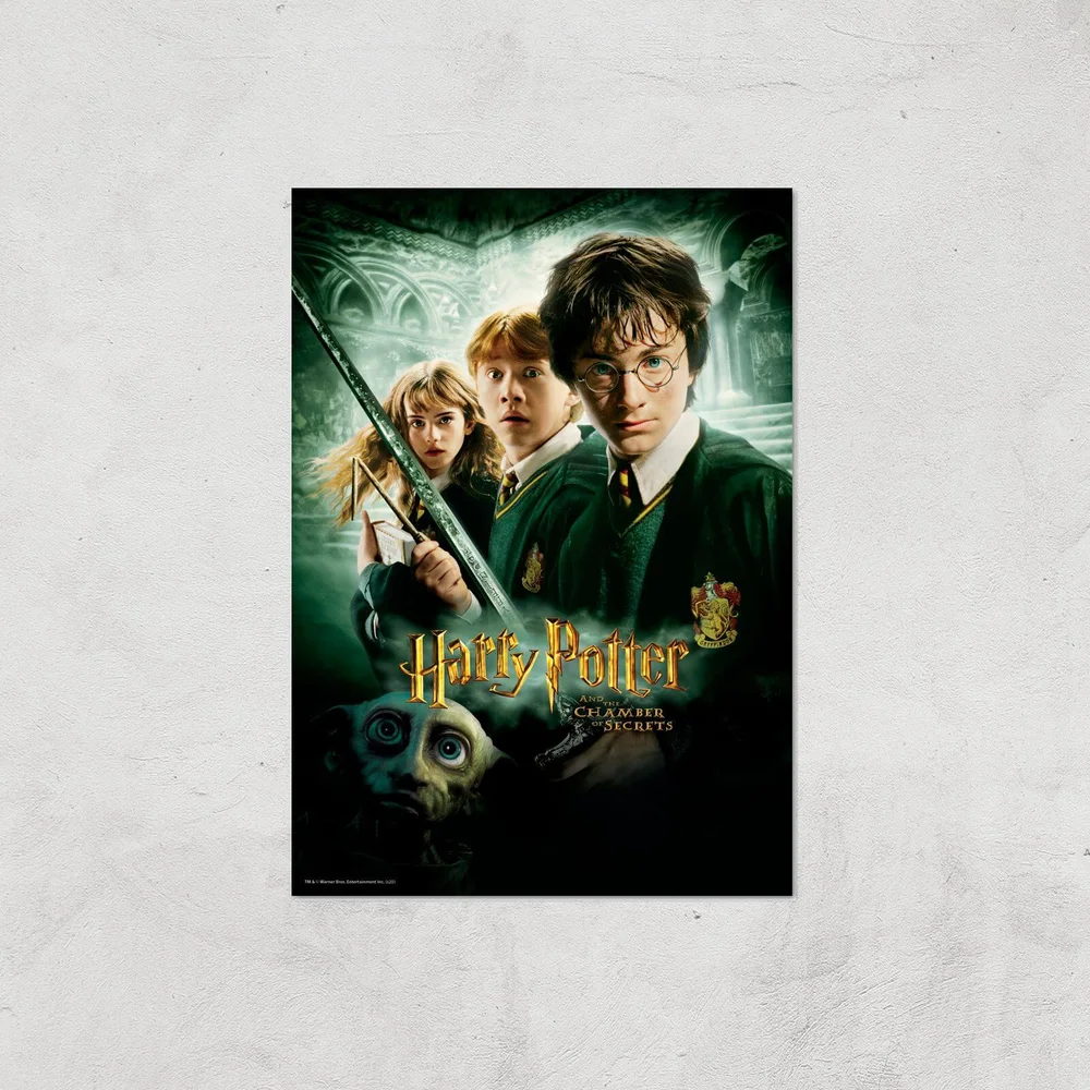 Harry Potter and the Chamber Of Secrets Giclee Art Print - A4 - Print Only Image 1