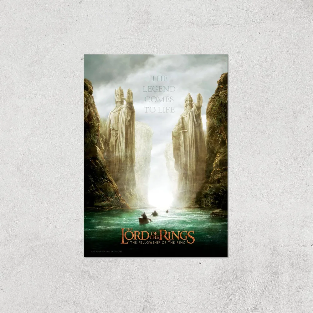 Lord Of The Rings: The Fellowship Of The Ring Giclee Art Print - A4 - Print Only Image 1