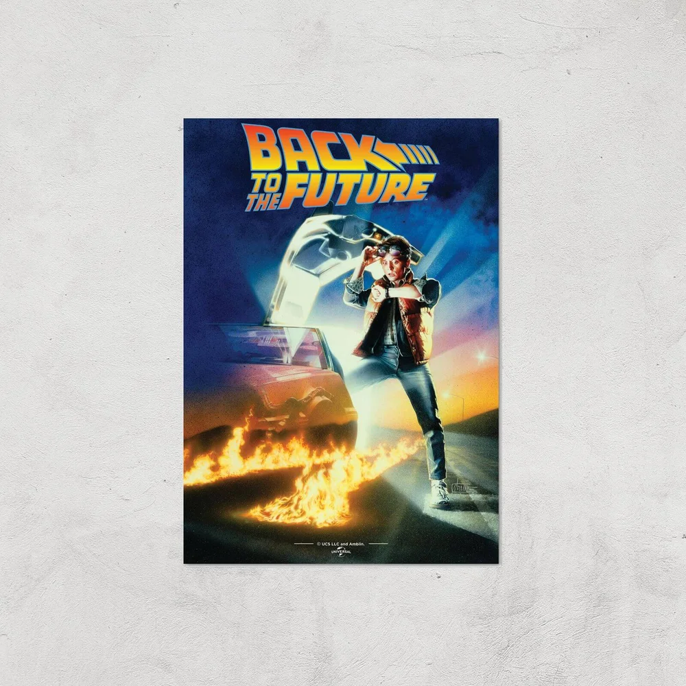 Back To The Future Part 1 Giclee Art Print - A4 - Print Only Image 1