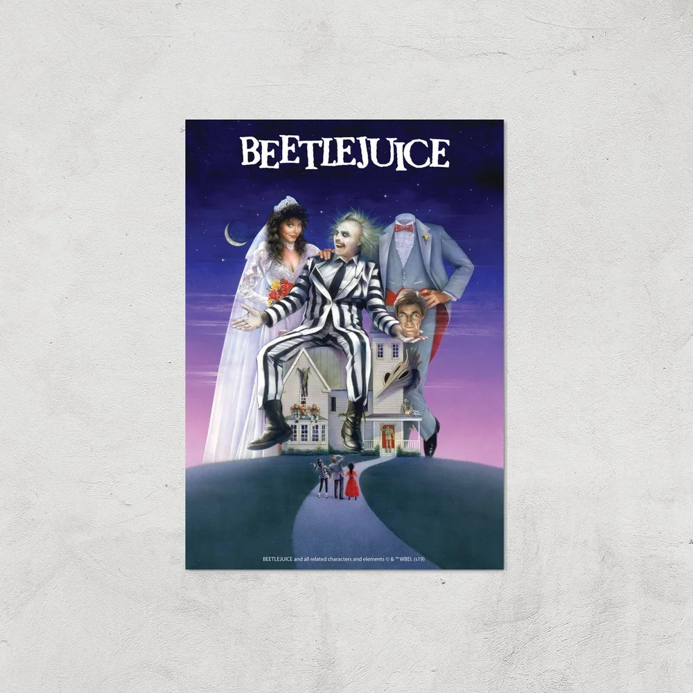 Beetlejuice Giclee Art Print - A4 - Print Only Image 1