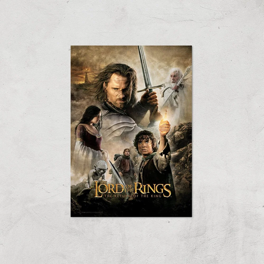 Lord Of The Rings: The Return Of The King Giclee Art Print - A4 - Print Only Image 1