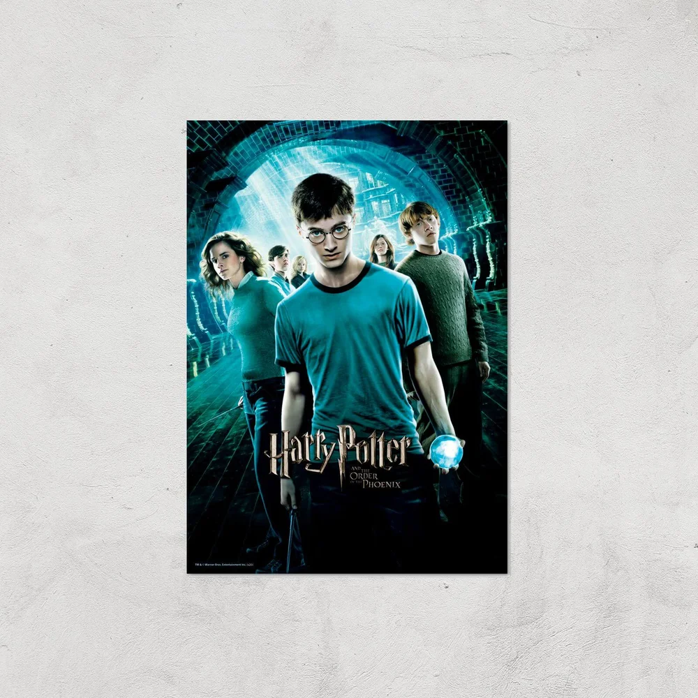 Harry Potter and the Order Of The Phoenix Giclee Art Print - A4 - Print Only Image 1