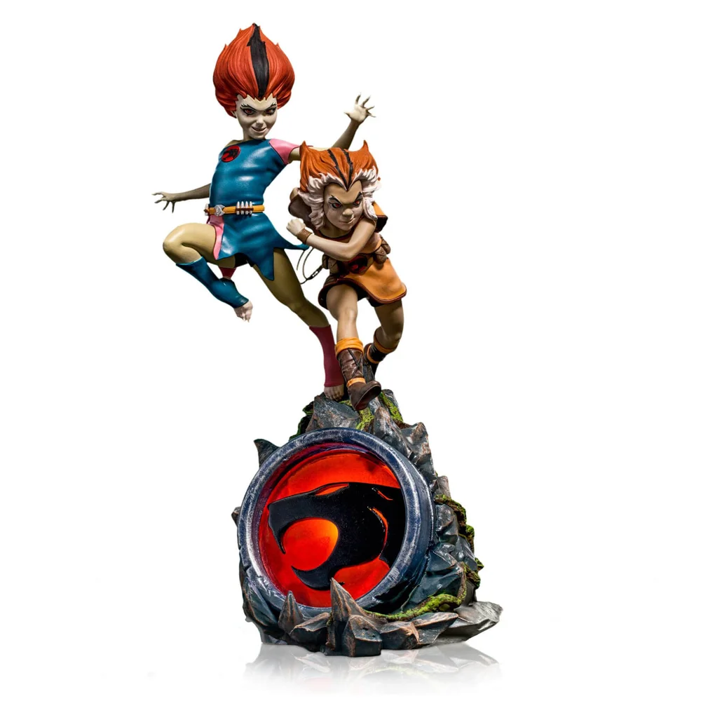 Iron Studios Thundercats BDS Art Scale Statue 1/10 WilyKit & WilyKat Deluxe 22 cm Image 1