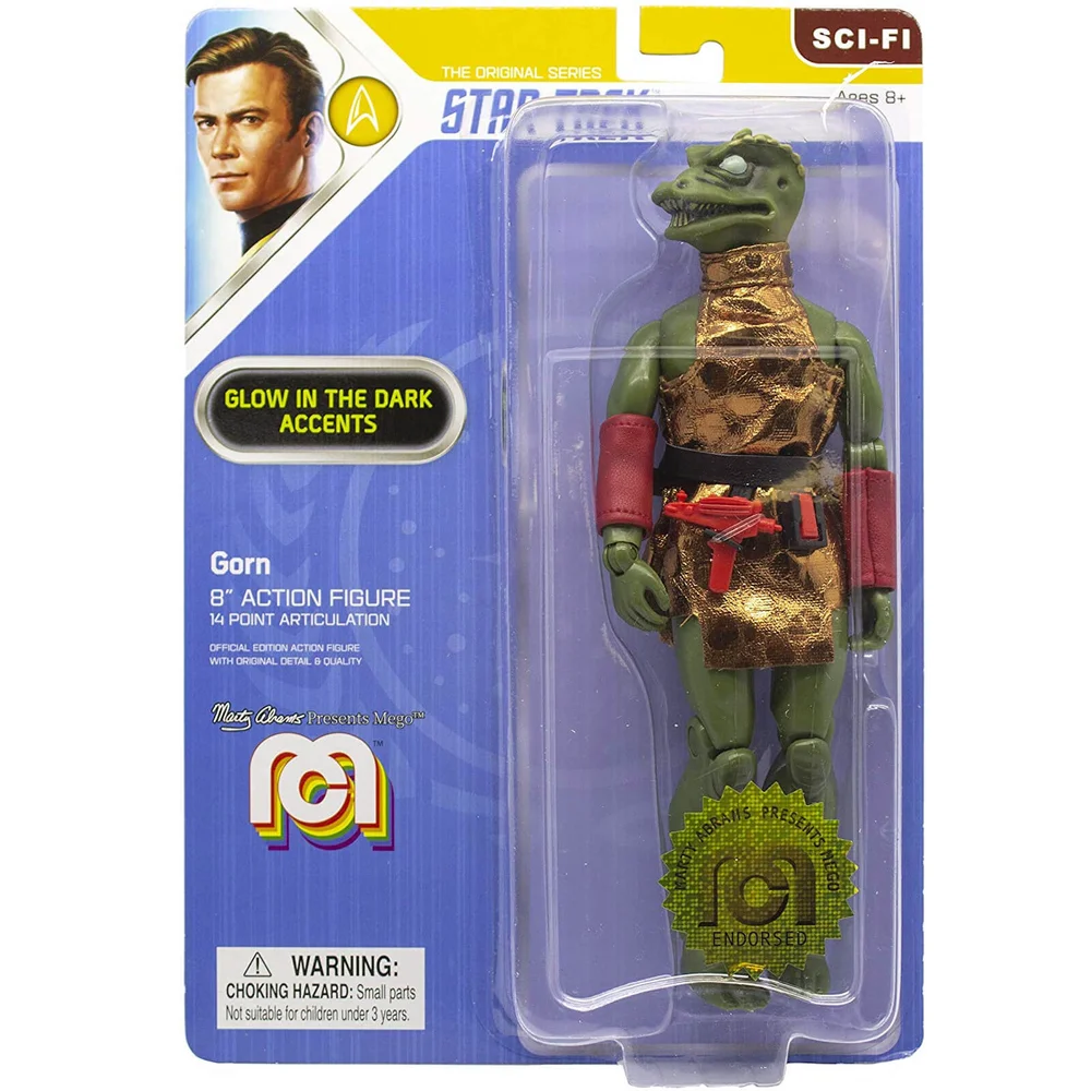 Mego Star Trek - Gorn - Glow in the Dark 8 Inch Action Figure Image 1