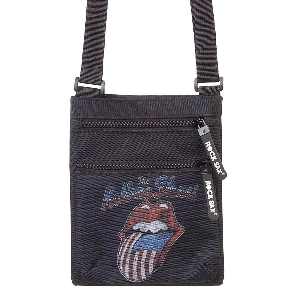 Rocksax The Rolling Stones USA Tongue Shoulder Bag Image 1