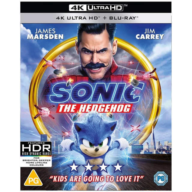 Sonic The Hedgehog - 4k Ultra HD (Includes 2D Blu-ray)