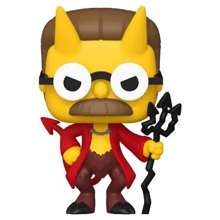 Simpsons Devil Flanders Pop! Vinyl Figure Image 1