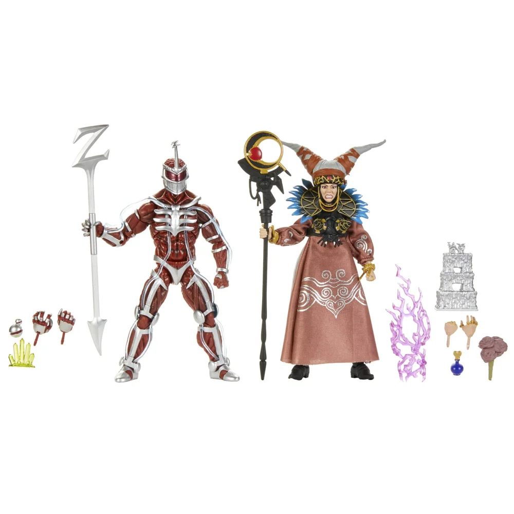 Hasbro Power Rangers Lightning Collection Mighty Morphin Lord Zedd and Rita Repulsa 2-Pack Action Figures Image 1