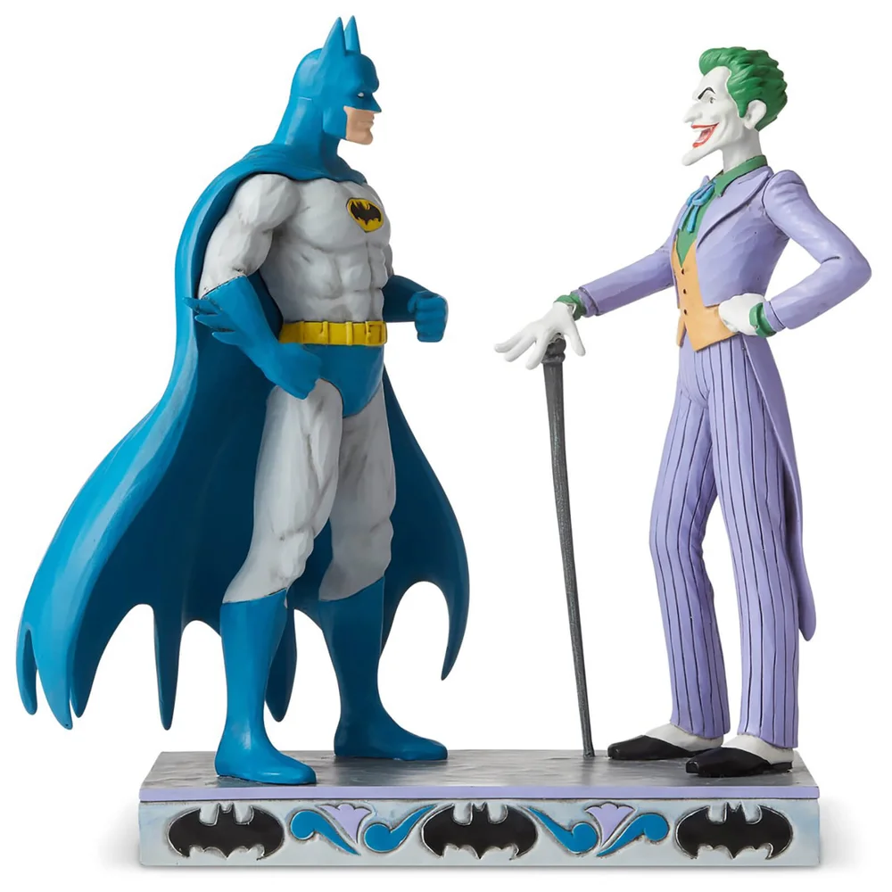 DC Comics by Jim Shore Batman™ vs The Joker Figurine 21.5cm Image 1
