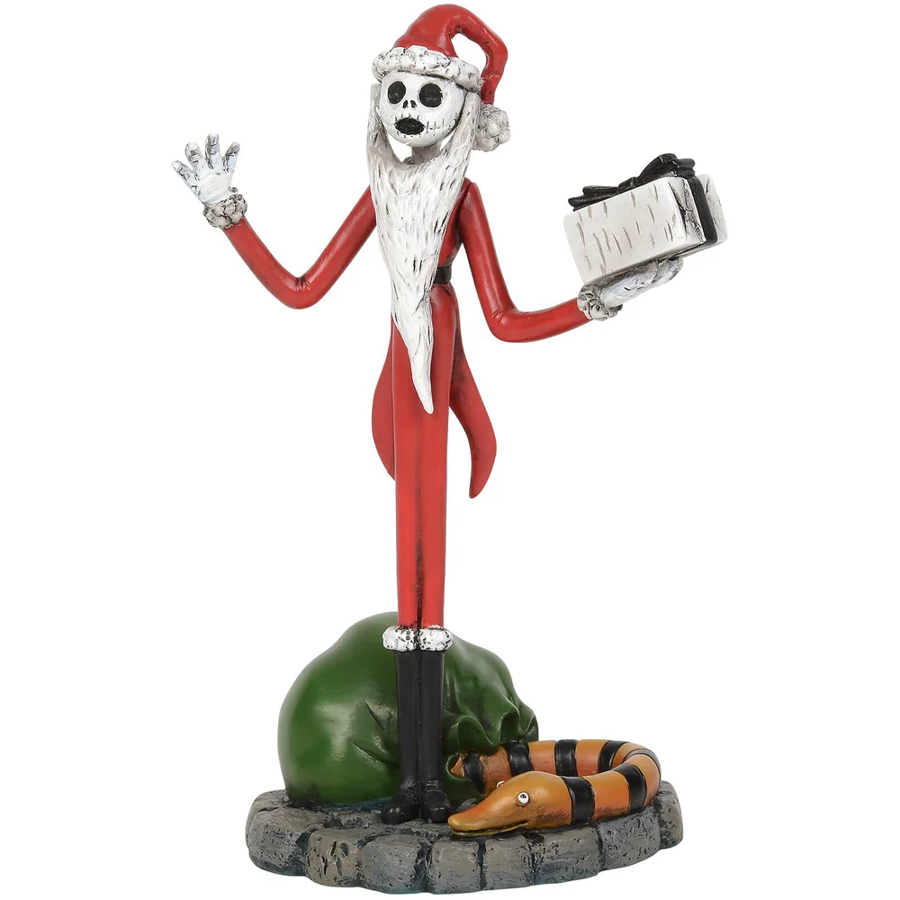 The Nightmare Before Christmas Village Jack Skellington Steals Christmas Figurine 11cm Image 1