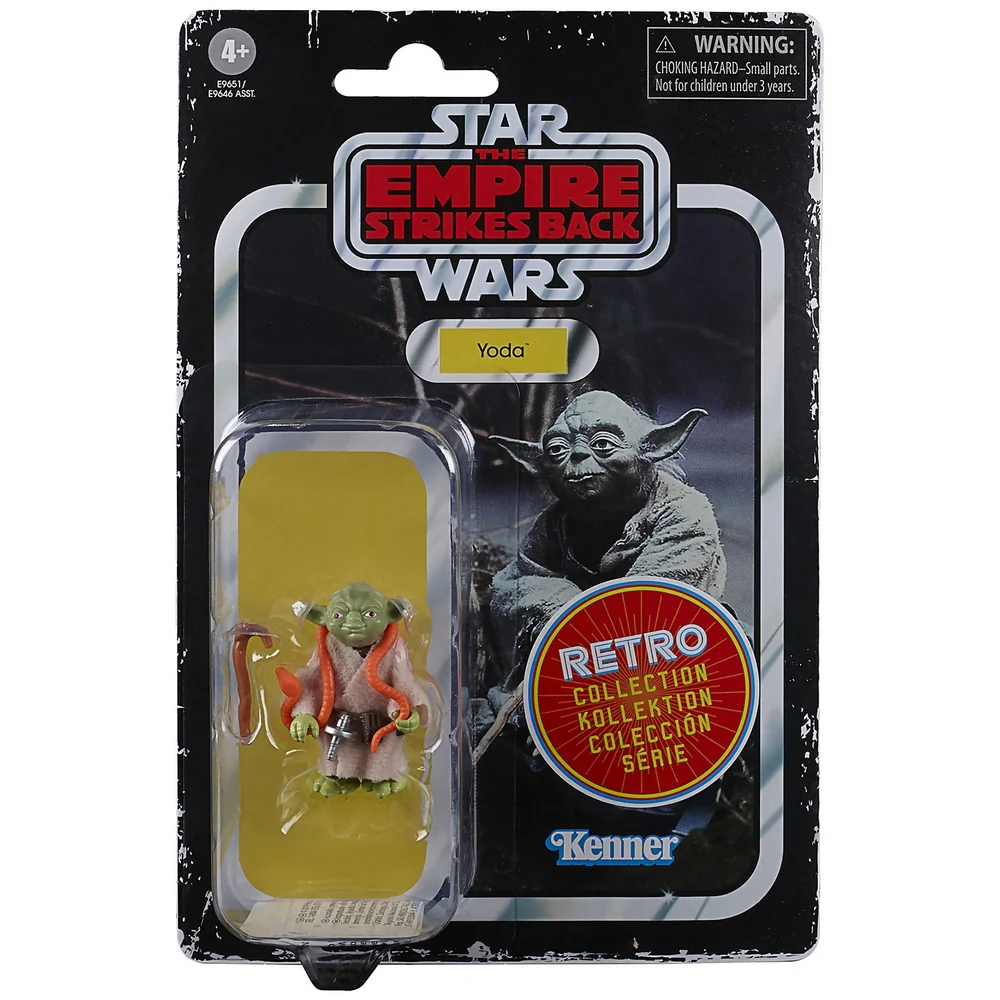 Hasbro Star Wars Retro Collection Yoda Toy Action Figure Image 1