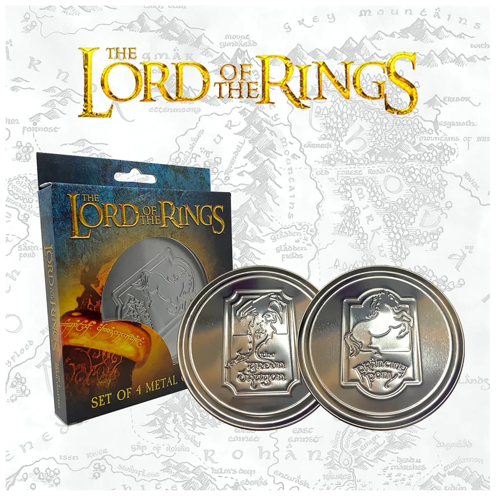 Lord of the Rings Drinks Coasters Image 1