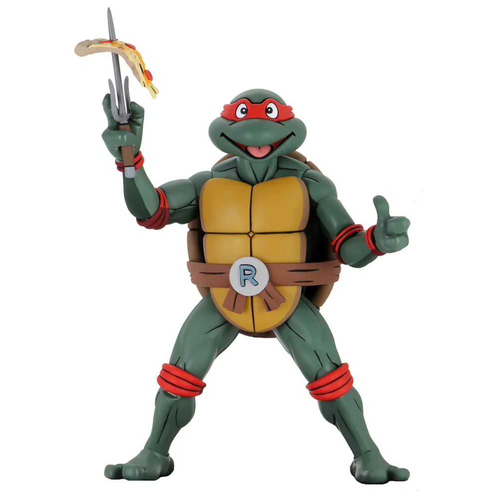 NECA TMNT Cartoon Raphael Super Size 1/4 Scale Action Figure Teenage Ninja Mutant Ninja Turtles Image 1