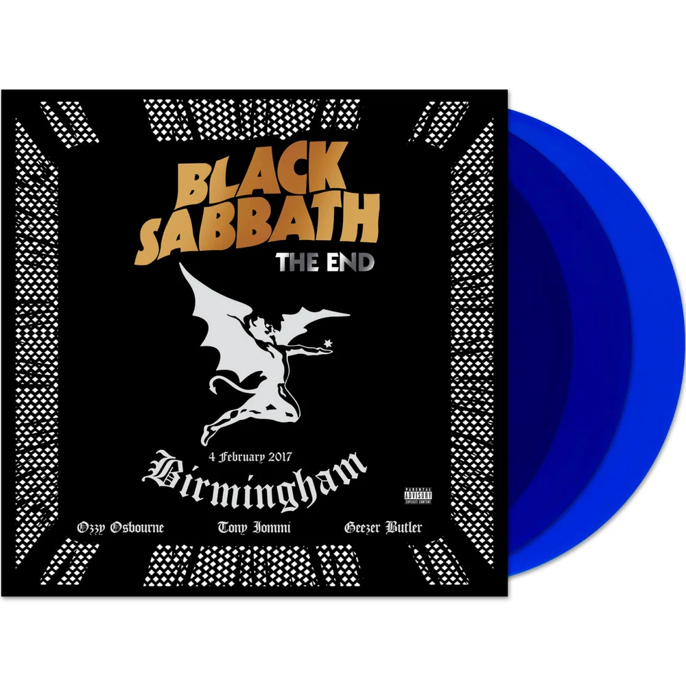 Black Sabbath – The End - Birmingham: 4 February 2017 3x Blue Vinyl Image 1