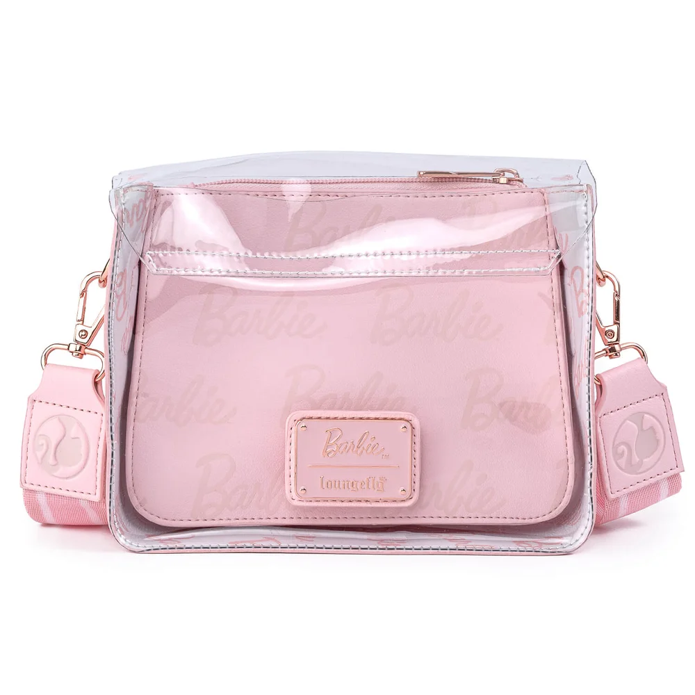 Loungefly Barbie Rose Gold Lock Crossbody Image 1