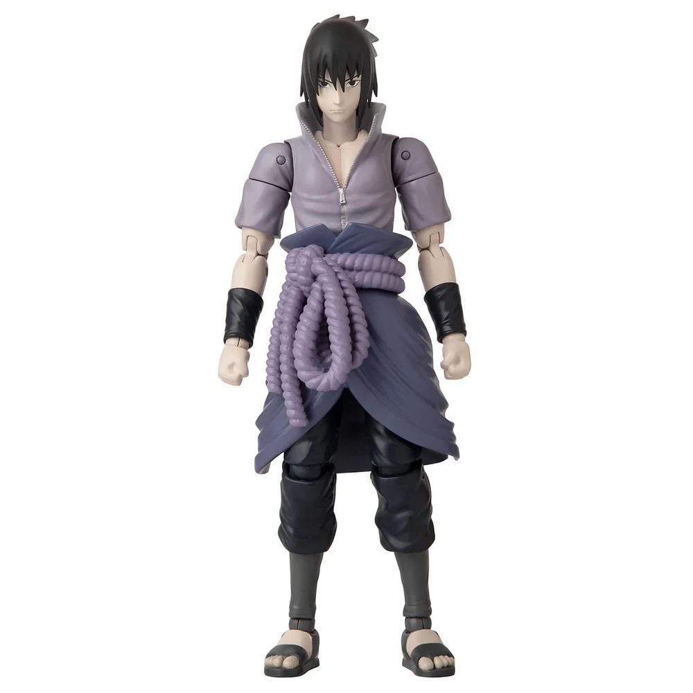 Bandai Anime Heroes Naruto Shippuden Uchicha Sasuke Action Figure Image 1