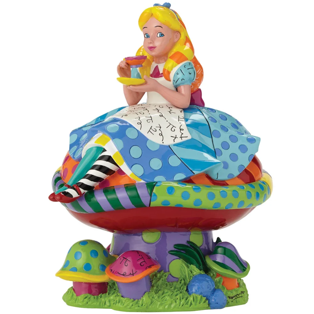Enesco Disney Britto Alice in Wonderland Figurine 22cm Image 1