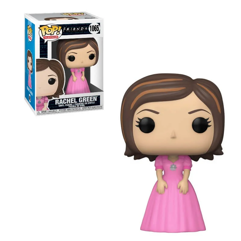 Friends Rachel in Pink Dress Funko Pop! Vinyl Image 1