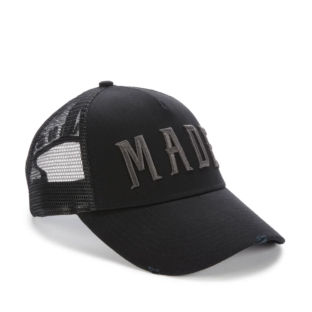 Milliner Made Trucker Cap - Black Image 1