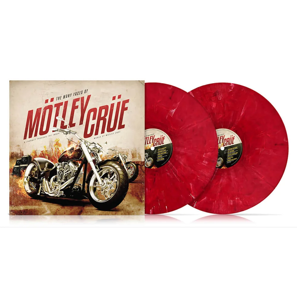 The Many Faces Of Mötley Crüe 2x Red Vinyl Image 1