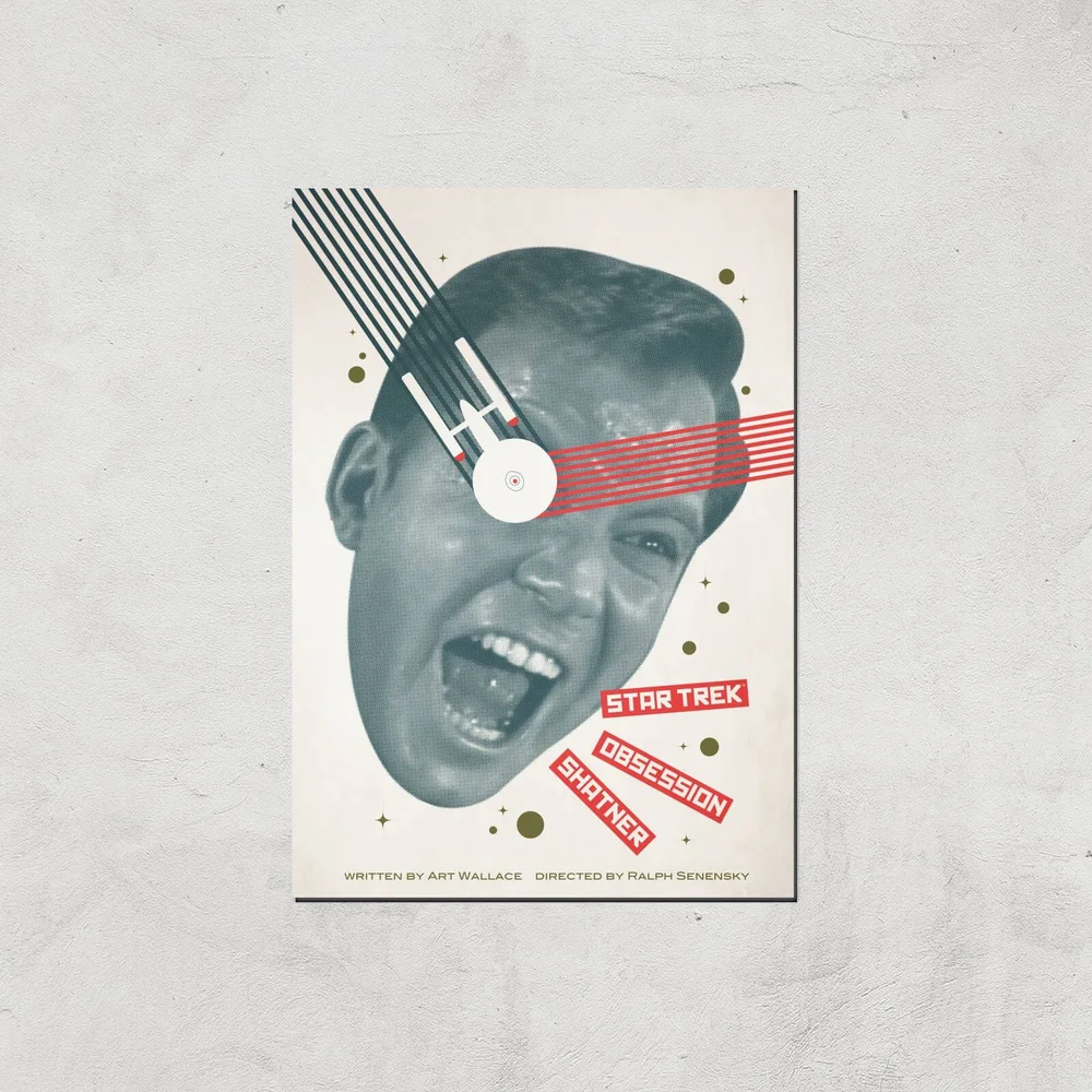 Obsession Shatner Giclee - A3 - Print Only Image 1